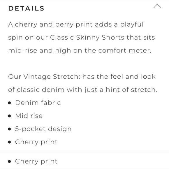 Women’s white shorts with berry print - Picture 6 of 6